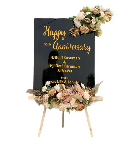 Papan Bunga Akrilik Worawari